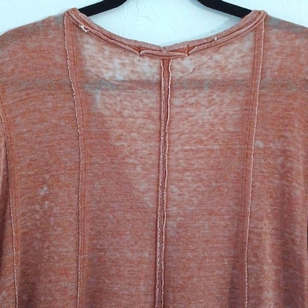 EUC Free People Sammie Burnout Oversized T-Shirt
Tunic Top in Washed Brown - Picture 11 of 13
